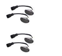 PILOTO TRASERO Kit Luces Posición Laterales Para Parachoques Y Guardabarros Para Ford Para F 150 Para Raptor, 12 V, 4 Piezas, LED, 2010-2014 Piloto posterior(Smoked Lens)