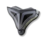 HIGHSIDER Luz trasera LED inteligente Negro Estilo Yamaha, aprobado E (1 pieza)