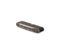 Piloto trasero led highsider pro stripe-negro/traslucido-1 pieza para moto