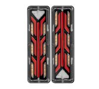 Piloto trasero Luces Traseras LED Para Coches Remolques Camiones Posición Intermitentes Impermeables Piezas Repuesto Para 12V-24VV Luces Traseras(2x12V-24V 30cm B)