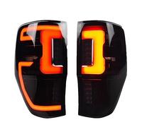 Piloto Trasero Luces Traseras Luz Trasera para Ford para Ranger para Raptor para 2015-2022 Lámpara Trasera Giro Luces LED Freno Inverso Faros Traseros para Remolque Coche