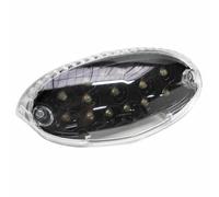 Piloto trasero scooter Lexus negro adaptable a Peugeot 50 Ludix con LED (15 LED