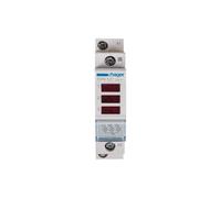 Hager SVN127 - Piloto triple 230v 0,9w rojo