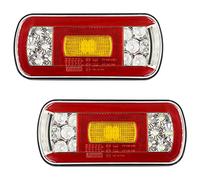 PILOTOS LED TRASEROS MULTIFUNCIONES CON LUZ PARA MATRICULA 12V 24V MARCA FRISTOM HOMOLOGADOS (Lado Izquierdo y Derecho)
