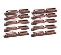 Pilotos Traseros Lámpara Techo Superior 10/20LED | 360 Lámpara Baliza Estroboscópica Indicador Señal Giro Remolque Camión Tractor Camión RV(10 x 20LED)