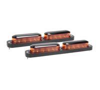 Pilotos Traseros Lámpara Techo Superior 10/20LED | 360 Lámpara Baliza Estroboscópica Indicador Señal Giro Remolque Camión Tractor Camión RV(2 x 20LED)