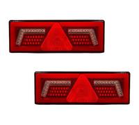 PILOTOS TRASEROS LED NEÓN 6 FUNCIONES CON TRIANGULO 12V 24V (Lado Derecho y Izquierdo)
