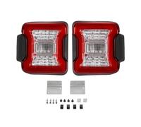 Pilotos Traseros Luz Trasera LED Coche Señal Giro Trasera Luz Marcha Atrás Para Jeep Para Wrangler JL 2018 2019 2020 2021 2022 2023 + (versión EE. UU./UE), 2 Uds. Pilotos Traseros(Clear Lens,EU)