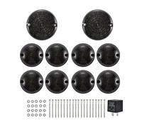 Pilotos Traseros Para Land para Rover para defensor | Para Defender 90/110 Actualización Luz Marcha Atrás Antiniebla Luz Indicadora Trasera Delantera(10piece)