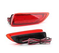 Pilotos Traseros Remolque 1 par para Toyota para Corolla 2011 2012 lente roja lámpara advertencia estacionamiento luz LED reflectora parachoques trasero coche Piloto posterior(Red)
