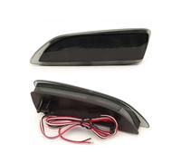 Pilotos Traseros Remolque 1 par para Toyota para Corolla 2011 2012 lente roja lámpara advertencia estacionamiento luz LED reflectora parachoques trasero coche Piloto posterior(Negro)