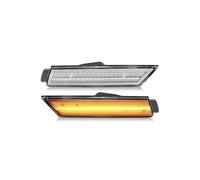 Pilotos Traseros Remolque Para Chevrolet para Camaro 2010-2015 y lente ahumada LED lámpara de posición lateral ámbar delantero rojo trasero luces de guardabarros laterales. Luz Trasera del Coche(Clear