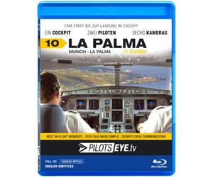 PilotsEYE.tv | LA PALMA | Cockpitmitflug A320 | CONDOR Berlin | "Airial Island" | Bonus: Helicopter Island Tour hosted by CoPilot Patricia [Alemania] [Blu-ray]