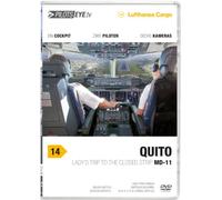 PilotsEYE.tv | QUITO | Cockpitmitflug MD-11F | Lufthansa Cargo | "Lady's trip to the closed strip" | Bonus: Mulitiview landing, Splitscreen 6cams [Reino Unido] [DVD]
