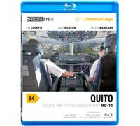 PilotsEYE.tv | QUITO | Cockpitmitflug MD-11F | Lufthansa Cargo | "Lady's trip to the closed strip" | Bonus: Mulitiview landing, Splitscreen 6cams [Reino Unido] [Blu-ray]