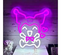 PILOYINDE Luz De Neón Kuromi Linda Decoración De La Habitación Con Luz De Neón Regalo De Luz De Neón Kuromi Para Niños Luz De Neón Kuromi Adecuada Para La Decoración Del Dormitorio