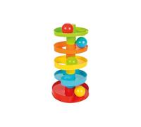 Pilsan Pista Pelota 03566 Juguete Niños Pelota Trompo Juguete Actividad 4 Bolas, Color:Multicolor
