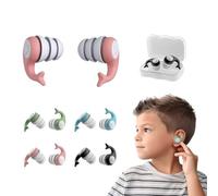 pilyero Tapones Oidos Natación para Niños, 4 Pares de Tapones de Silicona Reutilizables, Tapones Oidos Ruido Dormir, Tapones Antiruido para Niños para Nadar, Ducharse, Dormir y Deportes Acuaticos