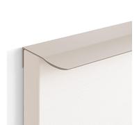 PILYON Manija Del Gabinete Tirador Invisible 2Piezas Para Cajón Armario Armario Tirador De Aluminio Gris Claro Longitud 150mm