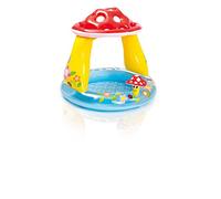 Intex 57114 - Piscina Bebé con Parasol, Multicolor, 102 x 102 x 89 cm