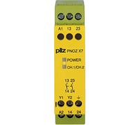 PILZ Interruptor de seguridad PNOZ X7 230 VAC 2n/o Voltaje de funcionamiento: 230 V/AC 2 cierres (ancho x alto x profundidad)