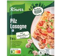 Pilz Lasaña - Sazonador alemán de preparación rápida sin aditivos, Sabor Lasaña de Champiñones- 3 porciones - Mezcla lista en un instante - Compatible con Knorr Fix - 33g