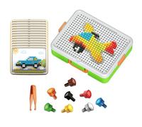 Pilz Steckpuzzle, 3D Interaktives Lernspielzeug, 480-teiliges Konstruktions | Lernspielzeug für und Mädchen, Kinderpuzzle mit stabilem Aufbau, Spielzubehör für Zuhause und Vorschule