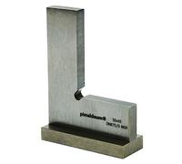 PIMALDAUM® Ángulo plano de 90° con tope, 50 x 40 mm, conforme a DIN 875/00, acero inoxidable, en caja de cartón.