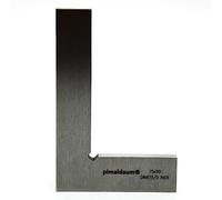 PIMALDAUM Escuadra con tope 90° DIN 875/0 - Acero inoxidable 4Cr13 - Escuadra de precisión clase 0 - Herramienta de control y medición para taller e industria - Varias medidas disponibles (75*50 mm)