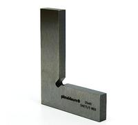 PIMALDAUM Escuadra con tope 90° DIN 875/0 - Acero inoxidable 4Cr13 - Escuadra de precisión clase 0 - Herramienta de control y medición para taller e industria - Varias medidas disponibles (50*40 mm)