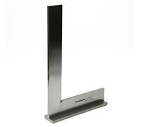 PIMALDAUM Escuadra de tope 90° DIN 875/0 - Acero inoxidable 4Cr13 - Escuadra de precisión con tope - Clase de precisión 0 - Varias medidas disponibles (300 * 200 mm)
