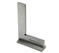 PIMALDAUM Escuadra de tope 90° DIN 875/0 - Acero inoxidable 4Cr13 - Escuadra de precisión con tope - Clase de precisión 0 - Varias medidas disponibles (100 * 70 mm)
