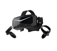 Pimax Crystal Super PCVR-Headset Versión de Pago Completa - 50 PPD, 3840x3840 por Ojo, Ultra Alta resolución, Campo de visión de 127°, para simulación de Vuelo y Juegos de Realidad Virtual