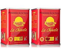 Pimentón de La Vera Ahumado Dulce y Picante pack La Chinata latas 160g