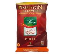 Pimentón de la Vera Dulce D.O.P. - El Rey de la Vera (SANMEL) Pimientos Rojos Secados en Horno de Leña - Molienda Tradicional - Sabor Ahumado Gourmet de Extremadura - 250 g