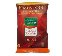 Pimenton de la Vera Dulce D.O.P. - El Rey de la Vera (SANMEL) Pimientos Rojos Secados en Horno de Leña - Molienda Tradicional - Sabor Ahumado Gourmet de Extremadura - 250 g
