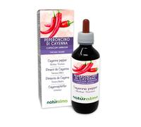 Pimienta de Cayena (Capsicum annuum) frutos Tintura Madre sin alcohol Naturalma - Extracto líquido gotas 200 ml - Complemento alimenticio - Vegano