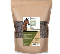 Pimienta de Monje ReaVET para Caballos 1 kg - Semillas enteras I Puro Pimienta de Monje Natural de calidad superior, Alimento adecuado para la especie para Caballos, Hierbas sin aditivos