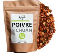 Pimienta de Sichuan 100% Natural - Pimienta Silvestre de Grano Entero Bayas Rojas Sichuan - NCA (100)