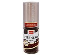 Pimienta negra en grano montosco con molino de aluminio, tarro de 43 g