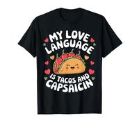 Pimiento Rojo Chili Capsaicina Picante Comida Mexicana Amante de Tacos Camiseta