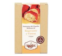 Pimientos del piquillo rellenos de bogavante y vieiras 250 gr