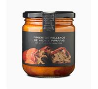Pimientos Rellenos de Atún y Piparras con AOVE