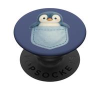 Pimkin el Bolsillo de pingüino de Bolsillo PopSockets PopGrip Adhesivo