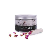 PIMO Sales de baño naturales con rosas y minerales naturales, veganas, envasadas a mano en Austria, (500 g)