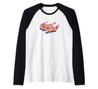 Pimp My Ride Retro Flame Logo Y2K TV Show Camiseta Manga Raglan