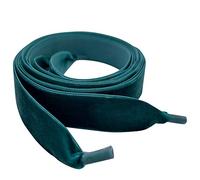 Pimp My Shoes - Cordones de terciopelo de colores ideales para todo tipo de zapatillas o zapatillas de deporte Doc Dr Marten, Verde botella, 120