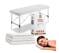 PimPam Factory Sabanas Desechables Camilla Masaje Ajustable - Pack 100 de 80x210 cm - Material SMS Hipoalergénico Repelente a Líquidos, Funda para Clínicas y Salones de Belleza