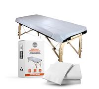 PimPam Factory - Sabanas Desechables No Ajustables 80x200cm (Pack 10) - Hechas en Material SMS - Funda Camilla Estetica Hipoalergénicas - Repele Liquidos para Clinicas o Salones de Belleza.