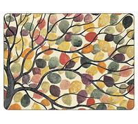 Pimpernel Dancing de ramas manteles individuales manteles individuales - j- Juego de 6 manteles individuales, diseño de ramas